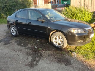 2008 Mazda 3 I (BK) Рестайлинг, чёрный, 700000 рублей, вид 2
