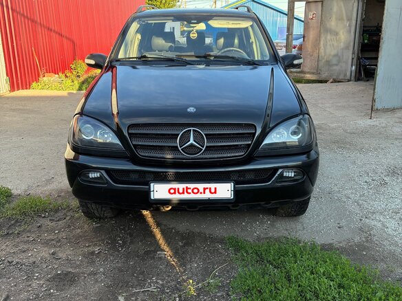 2003 Mercedes-Benz M-Класс 350 I (W163) Рестайлинг, чёрный, 600000 рублей