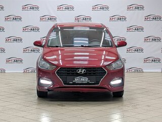 2017 Hyundai Solaris II, красный, 979000 рублей, вид 2