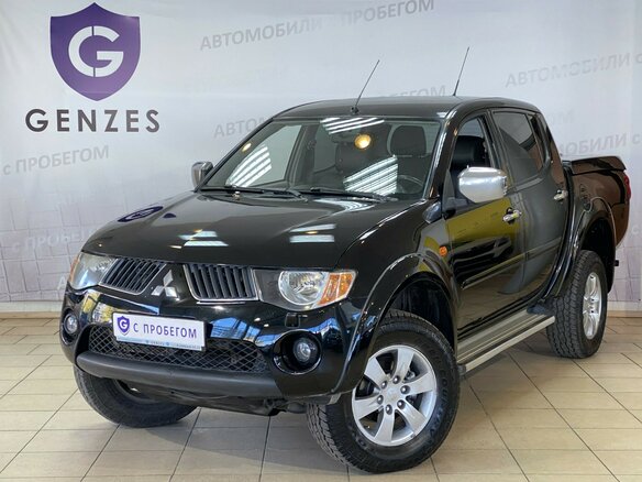 2008 Mitsubishi L200 IV, чёрный - вид 2