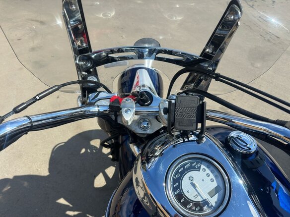 2009 Yamaha XVS950, синий, 650000 рублей - вид 10