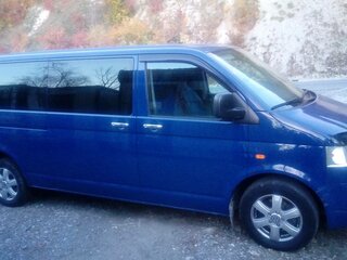 2007 Volkswagen Transporter T5, синий, 1200000 рублей, вид 3
