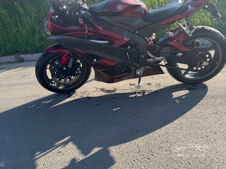 2006 Yamaha YZF-R6, красный, 670000 рублей, вид 2