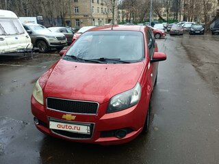 2011 Chevrolet Aveo I Рестайлинг, красный, 450000 рублей, вид 1