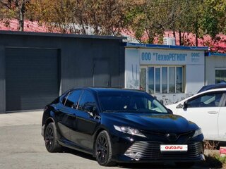 2018 Toyota Camry VIII (XV70), чёрный, 3350000 рублей, вид 4