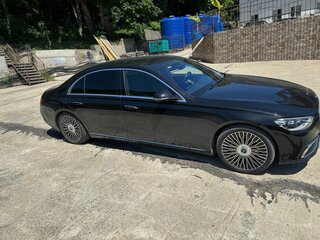 2020 Mercedes-Benz S-Класс 450 Long 4MATIC VII (W223), чёрный, 10750000 рублей, вид 2