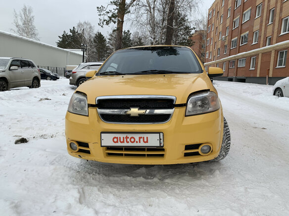 2007 Chevrolet Aveo I Рестайлинг, жёлтый - вид 1