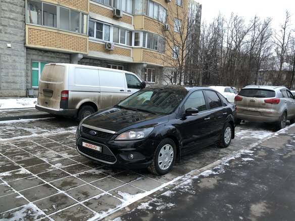 2009 Ford Focus II Рестайлинг, чёрный