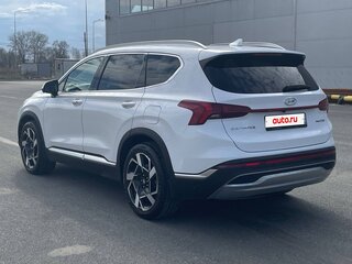 2021 Hyundai Santa Fe IV Рестайлинг, белый, 3490000 рублей, вид 4