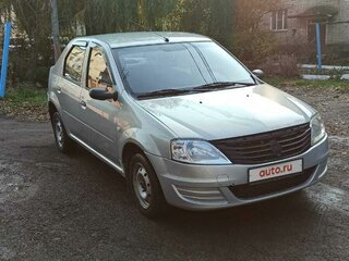 2009 Renault Logan I, серебристый, 270000 рублей, вид 3