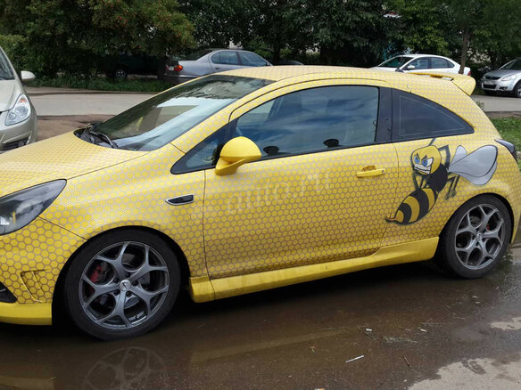 2008 Opel Corsa OPC D, жёлтый - вид 1