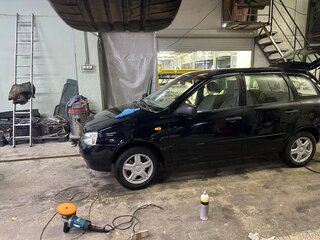 2009 Lada (ВАЗ) Kalina I, чёрный, 355000 рублей, вид 2