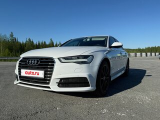 2016 Audi A6 IV (C7) Рестайлинг, белый, 3650000 рублей, вид 3