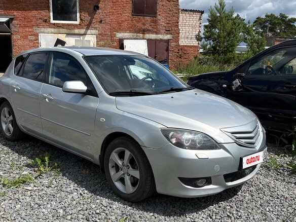 2005 Mazda 3 I (BK), серебристый, 400000 рублей - вид 1