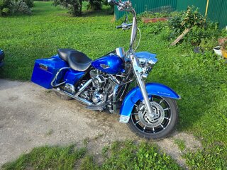 2002 Harley-Davidson Road King, синий, 750000 рублей, вид 1