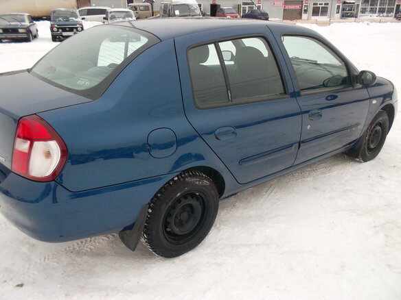 2007 Renault Symbol I Рестайлинг 2, синий - вид 3