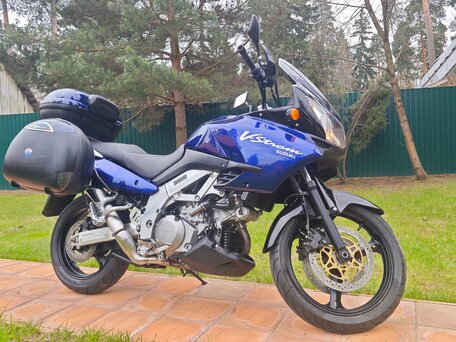 2002 Suzuki V-Strom 1000, синий, 499999 рублей, вид 2