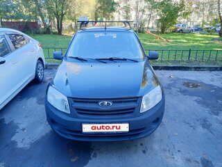 2014 Lada (ВАЗ) Granta I, чёрный, 360000 рублей, вид 3