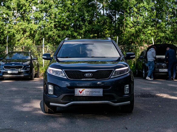 2014 Kia Sorento II Рестайлинг, синий, 1359000 рублей - вид 2