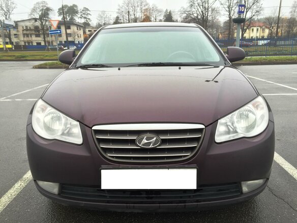 2010 Hyundai Elantra IV (HD), фиолетовый - вид 1