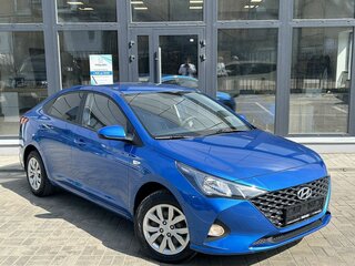 2020 Hyundai Solaris II Рестайлинг, синий, 1350000 рублей, вид 3