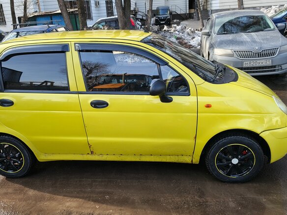 2008 Daewoo Matiz I Рестайлинг, жёлтый, 160000 рублей - вид 1