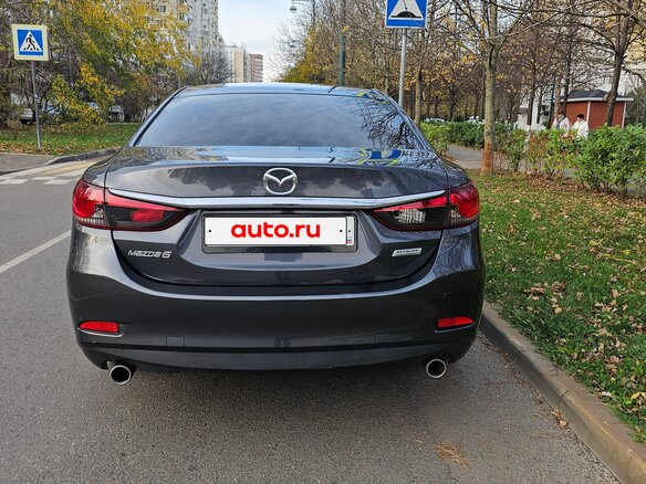 2016 Mazda 6 III (GJ) Рестайлинг, серый, 1800000 рублей - вид 12