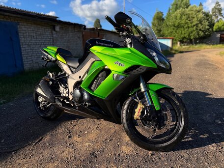 2011 Kawasaki Ninja 1000 SX, зелёный, 650000 рублей, вид 2