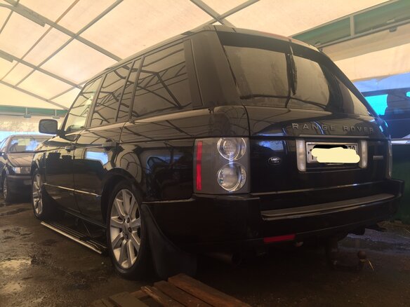 2006 Land Rover Range Rover Supercharged III Рестайлинг, чёрный