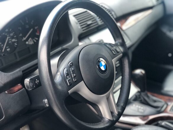 2005 BMW X5 3.0i I (E53) Рестайлинг, серый - вид 8