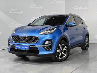 2019 Kia Sportage IV Рестайлинг, синий, 1850000 рублей, вид 1