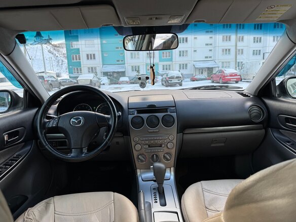 2003 Mazda 6 I (GG), серебристый, 220000 рублей - вид 13