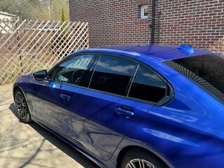 2019 BMW 3 серии 320d VII (G2x), синий, 3800000 рублей, вид 3