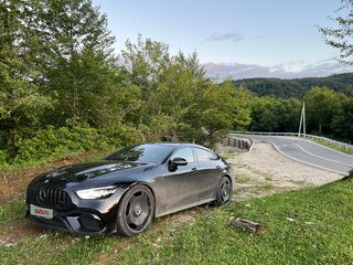 2020 Mercedes-Benz AMG GT 4-Door Coupe 53 I, чёрный, 8450000 рублей, вид 2