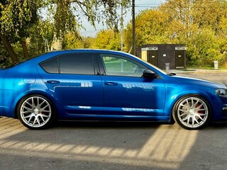 2014 Skoda Octavia RS III, синий, 2300000 рублей, вид 4