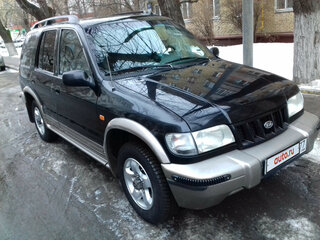 2001 Kia Sportage Grand I, чёрный, 390000 рублей, вид 1