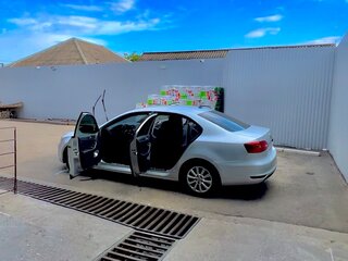 2014 Volkswagen Jetta VI, серебристый, 1000000 рублей, вид 5