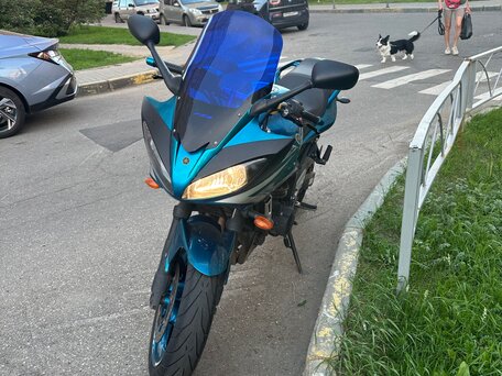 2009 Yamaha FZ6, синий, 450000 рублей, вид 5