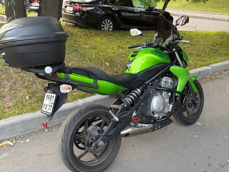 2008 Kawasaki ER-6N, зелёный, 360000 рублей, вид 2