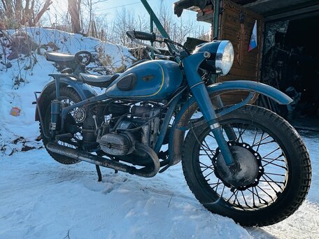 1963 Урал M-72, синий, 600000 рублей, вид 3
