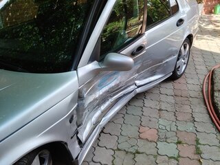 2003 Saab 9-5 I Рестайлинг, серебристый, 400000 рублей, вид 1