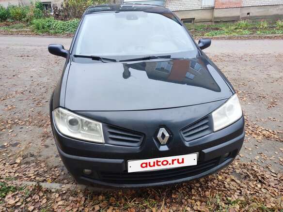 2008 Renault Megane II Рестайлинг, чёрный, 410000 рублей