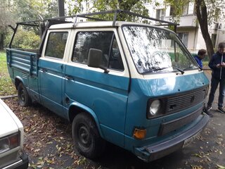 1986 Volkswagen Transporter T3, голубой, 600000 рублей, вид 2