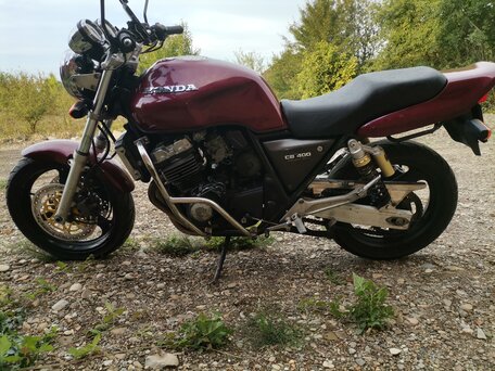 1996 Honda CB 400F, красный, 250000 рублей, вид 3