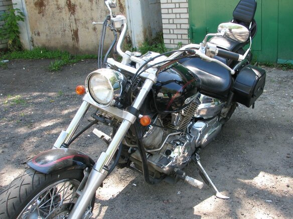 2001 Yamaha XVS1100, чёрный, 530000 рублей - вид 8