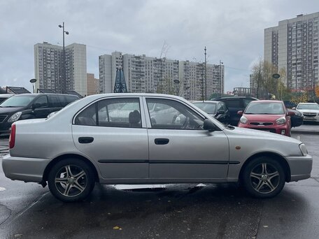 2007 Hyundai Accent ТагАЗ II, серый, 330000 рублей, вид 4