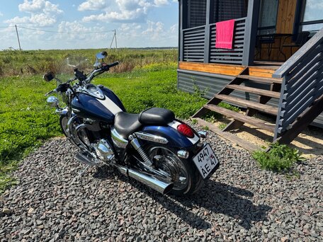 2011 Triumph Thunderbird 1600, синий, 800000 рублей, вид 4