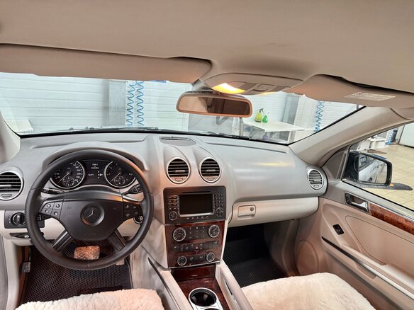2008 Mercedes-Benz M-Класс 350 II (W164) Рестайлинг, серебристый, 1300000 рублей - вид 8