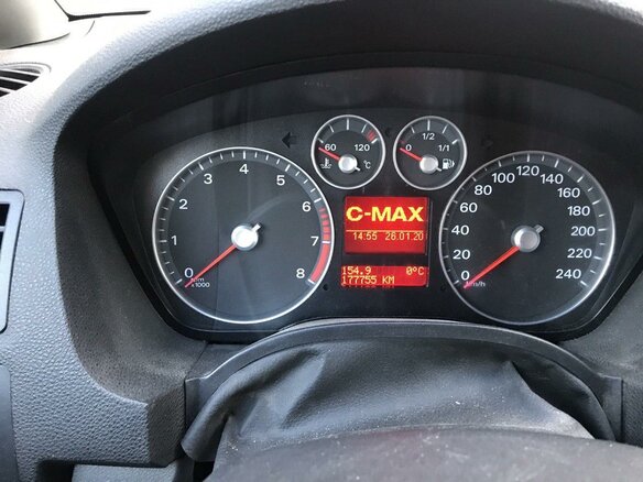 2007 Ford C-MAX I Рестайлинг, синий - вид 6