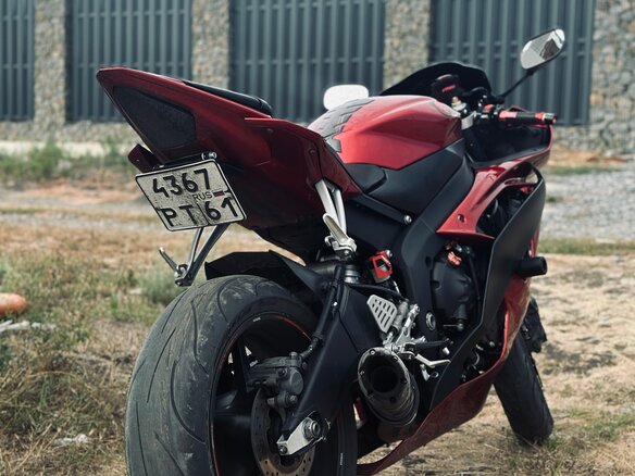 2008 Yamaha YZF-R6, красный, 800000 рублей - вид 6